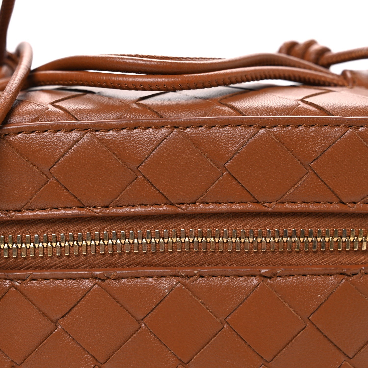 Nappa Intrecciato Small Vanity Case Wood