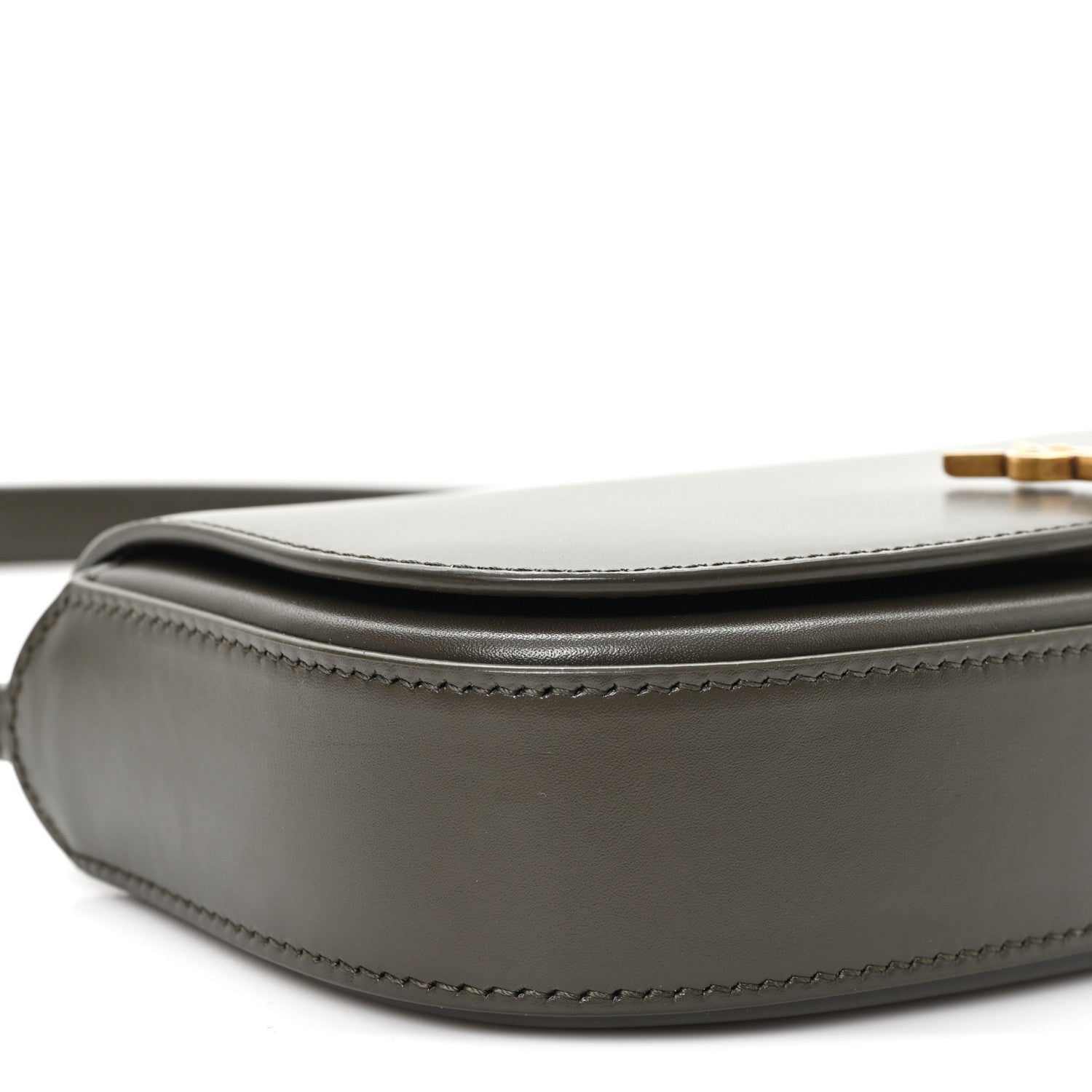 Box Calfskin Mini Voltaire Shoulder Bag Deep Musk