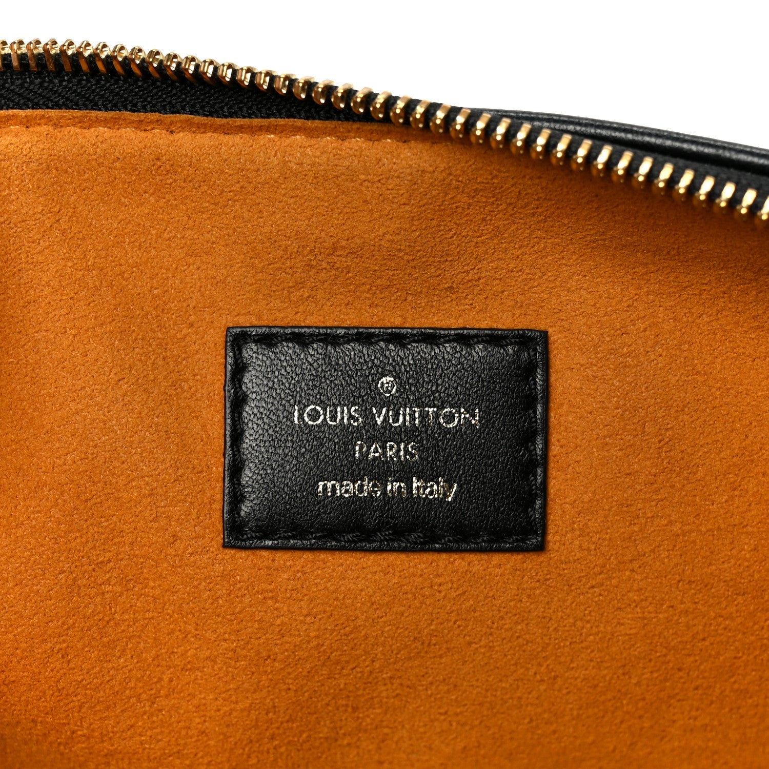 Lambskin Embossed Monogram Coussin MM Black
