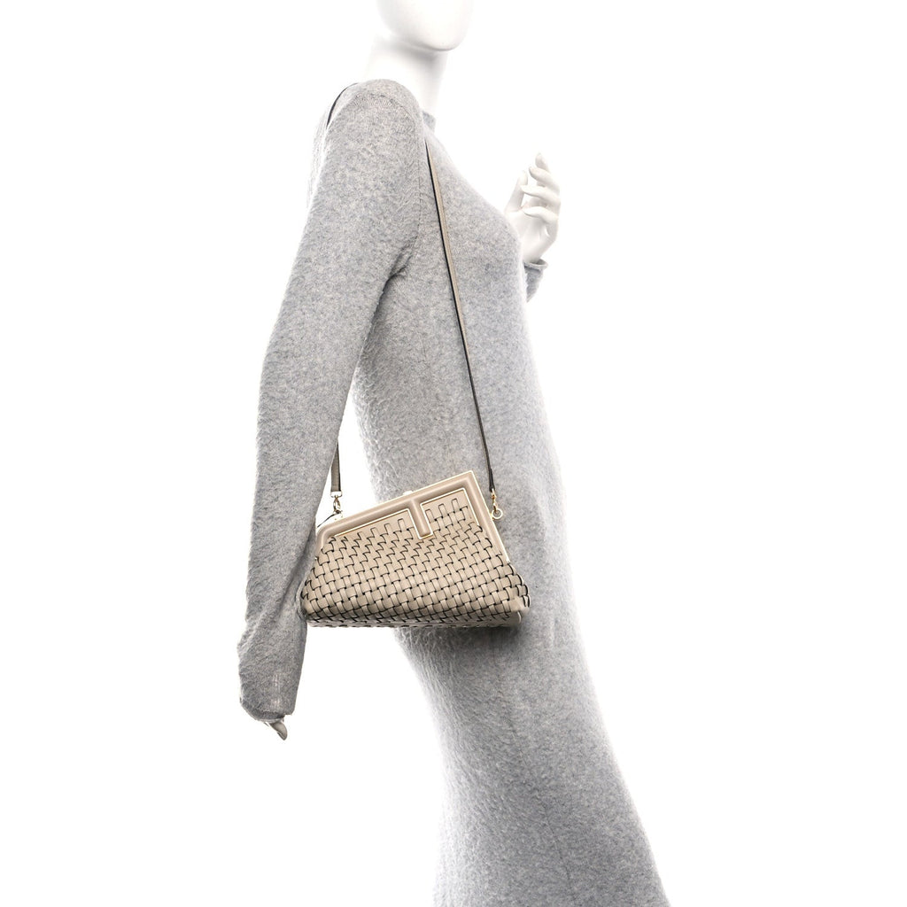 Vitello Grace Intreccio Small Fendi First Nuvola