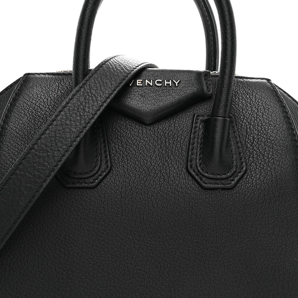 Sugar Goatskin Mini Antigona Black