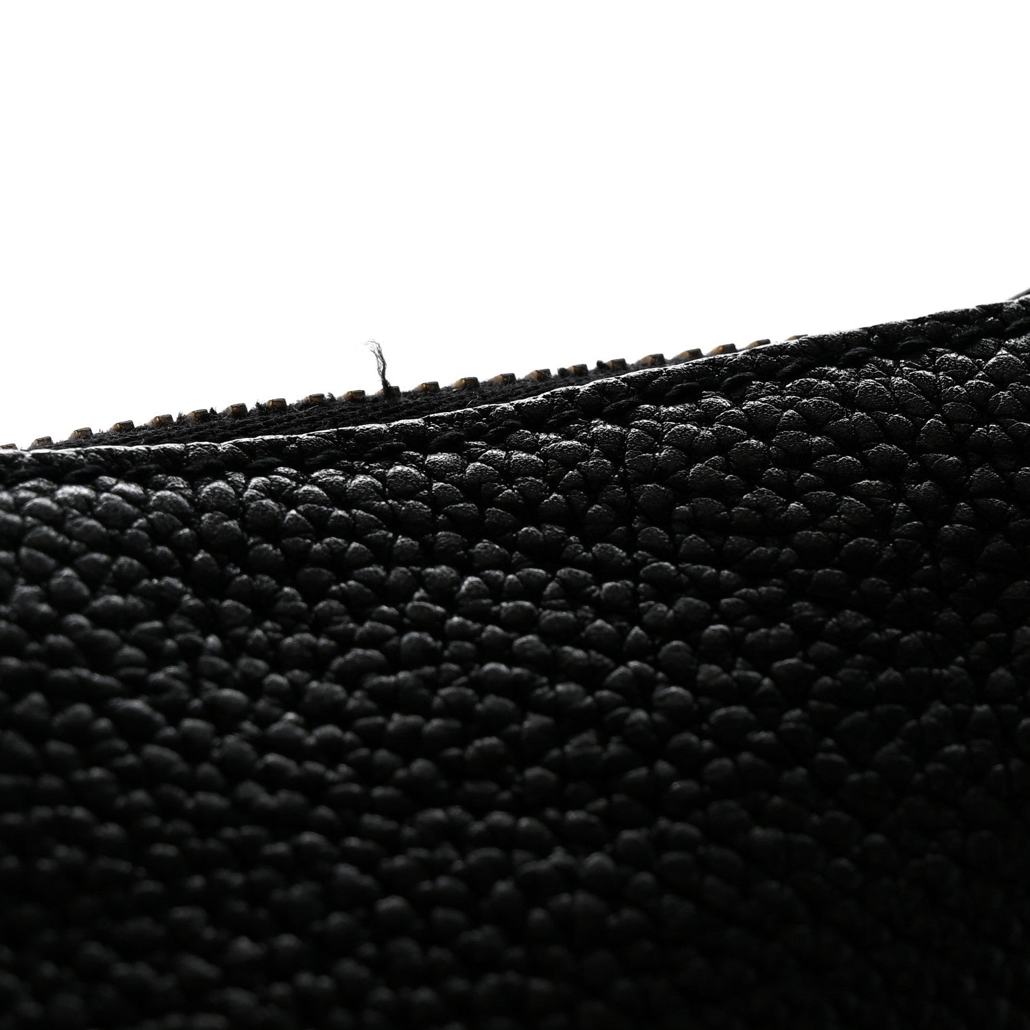 Pebbled Calfskin Large Soho Hobo Black