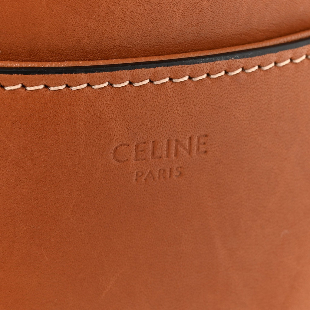 Natural Calfskin Besace Small 16 Tan