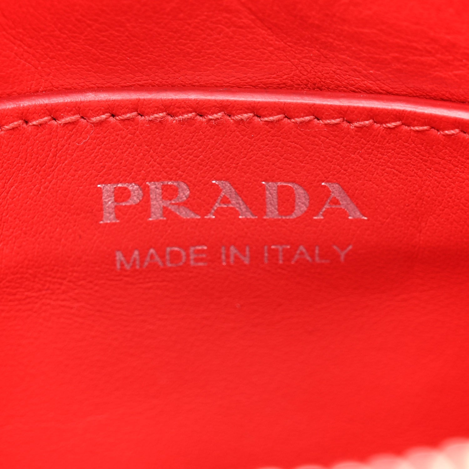 Soft Calfskin Diagramme Camera Bag Rosso