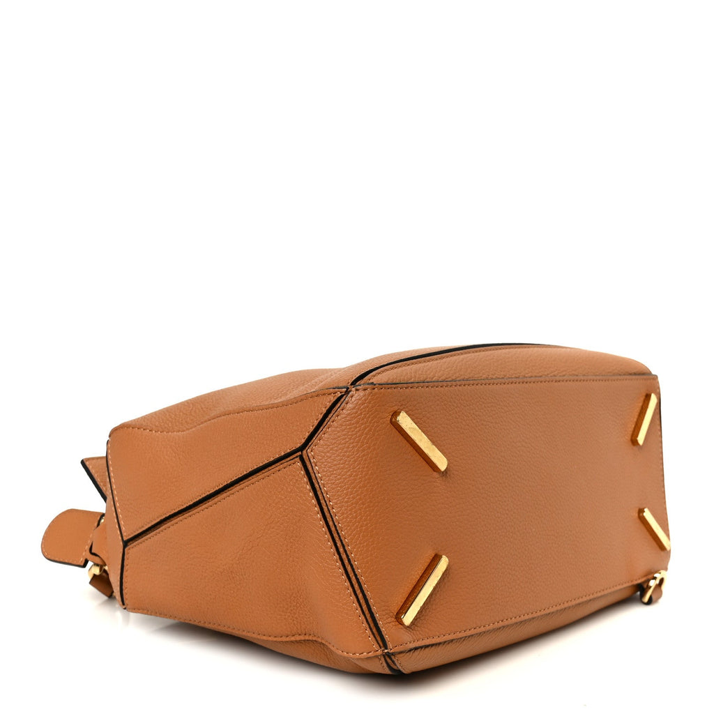 Calfskin Medium Puzzle Bag Tan