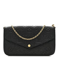 Empreinte Pochette Felicie Chain Wallet Black