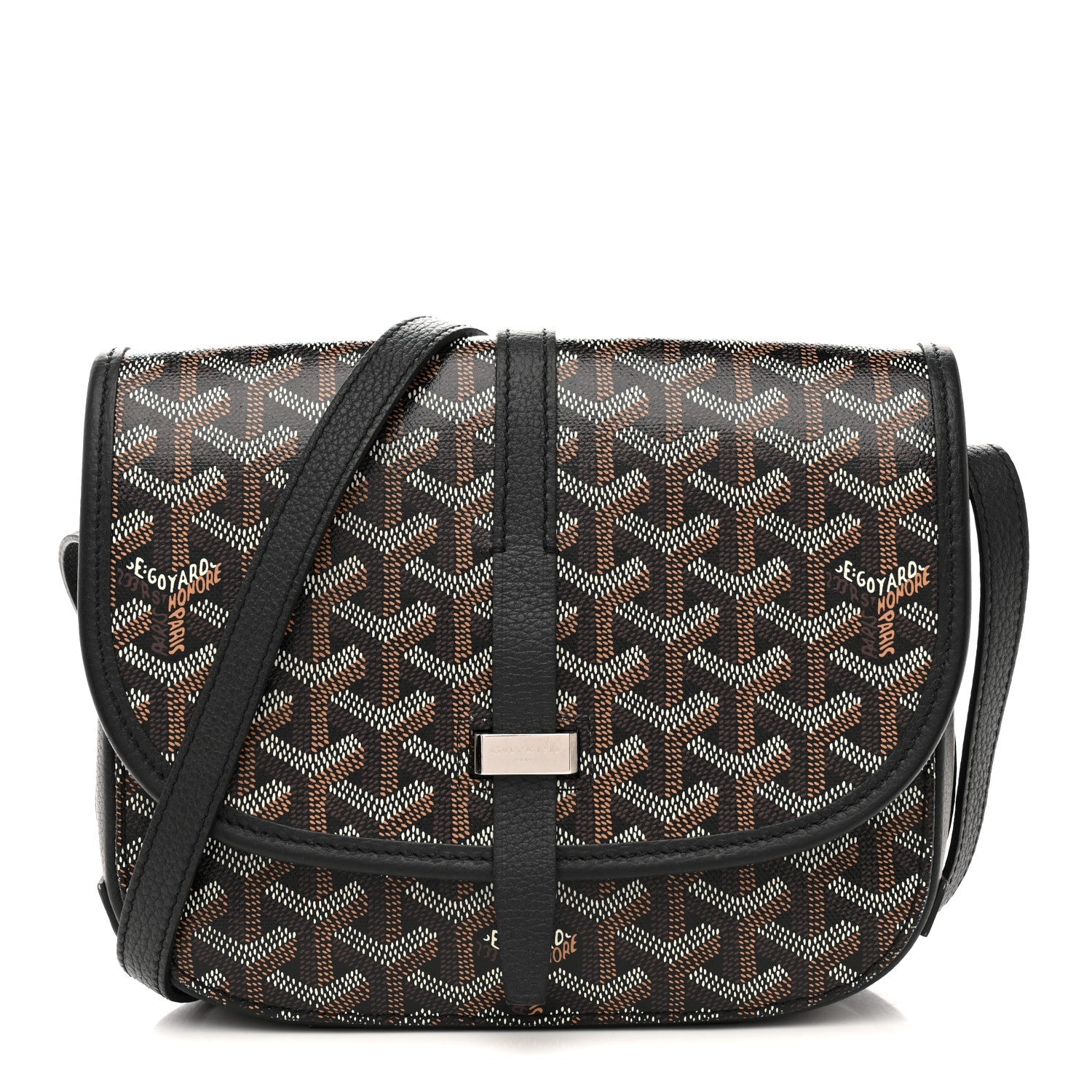 Goyardine Belvedere II PM Messenger Bag Black