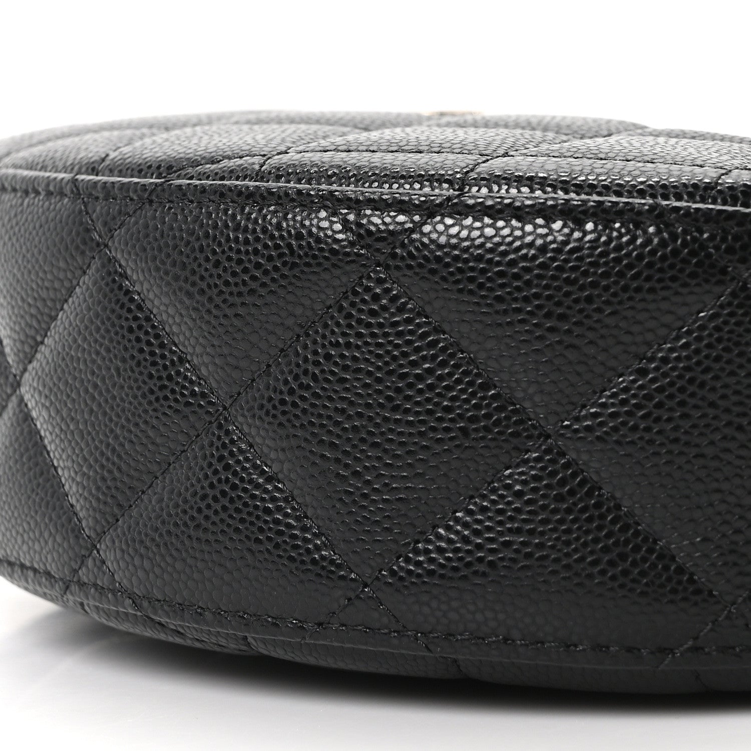 Caviar Quilted Other Shape With Chain Black