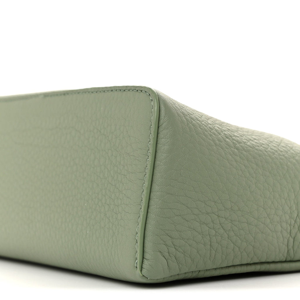 Grained Calfskin L19 Extra Pocket Pouch Sage Brush Leaves