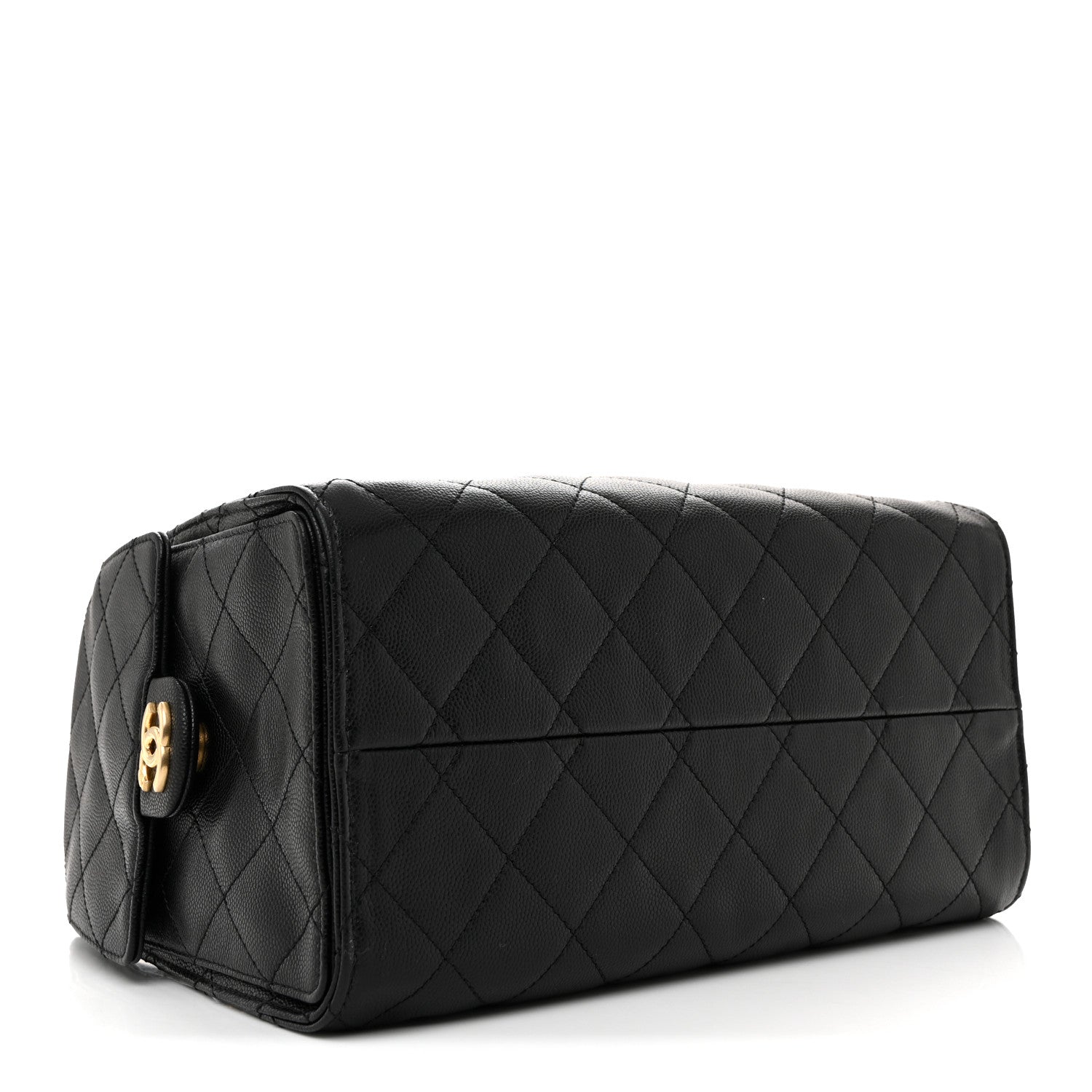 Caviar Quilted Small Chanel 25 Handbag Black