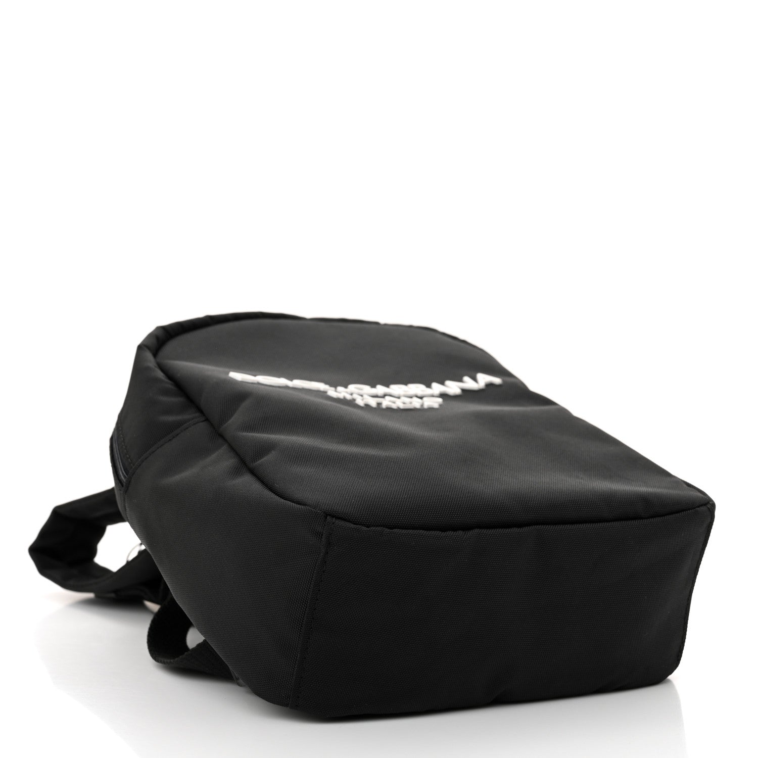 Nylon Logo Childrens Backpack Black