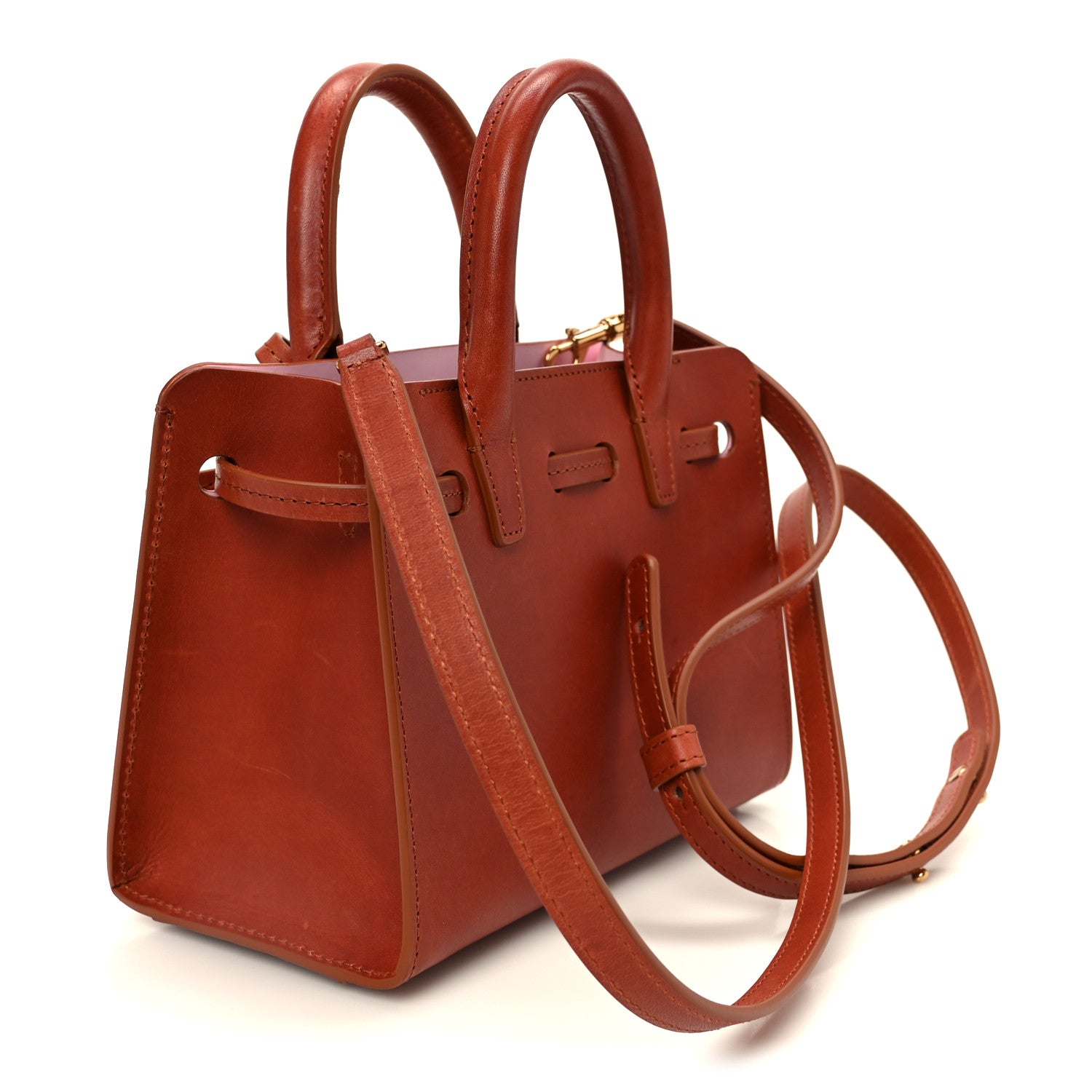Calfskin Mini Sun Bag Brandy