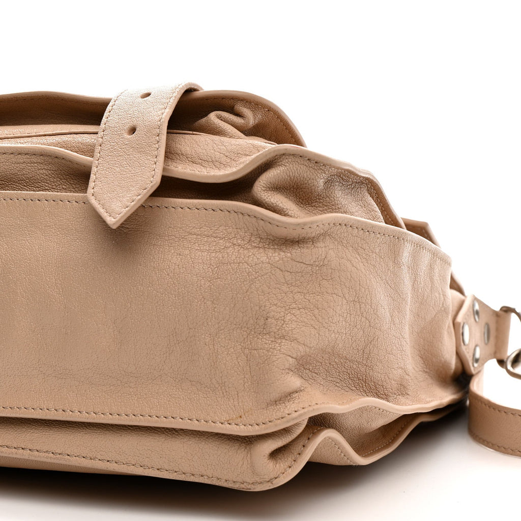 Lambskin Medium PS1 Satchel Nude