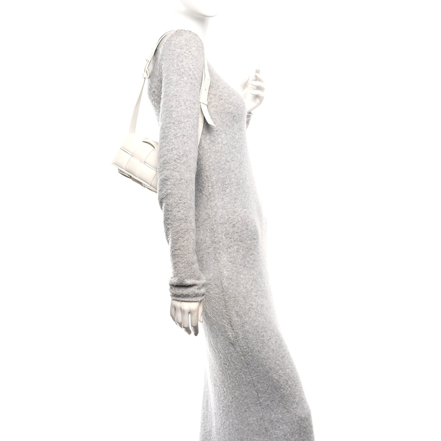 Nappa Maxi Intrecciato Padded The Belt Cassette Bag Chalk