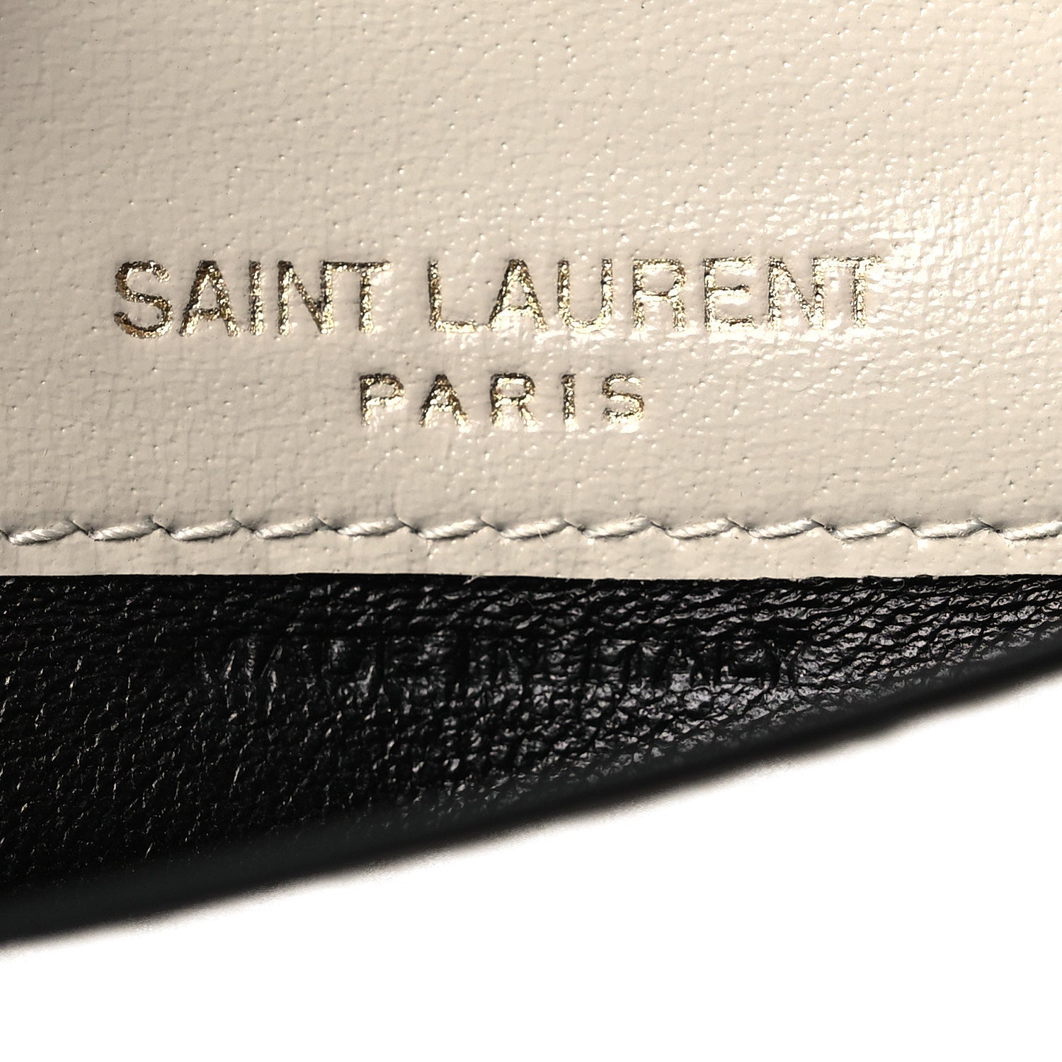 Calfskin Uptown Monogram  Case Black Crema