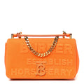 Canvas Horseferry Print Small Lola Bag Deep Orange