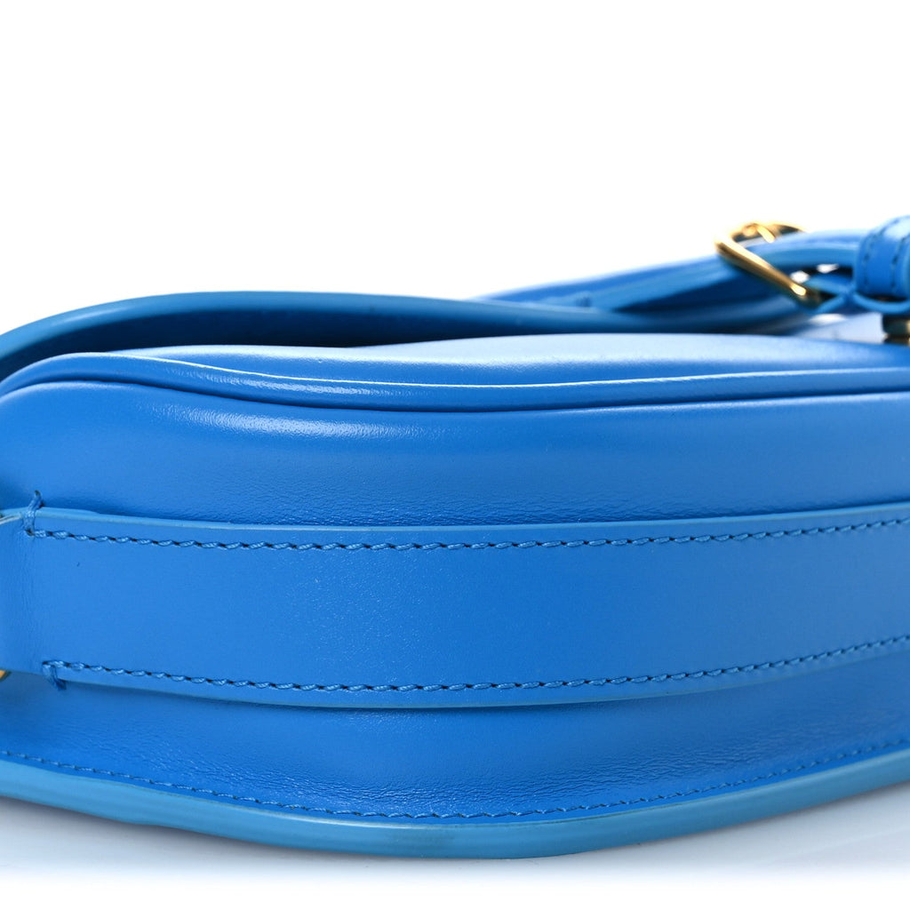 Box Calfskin East West Bobby Bag Reef Blue
