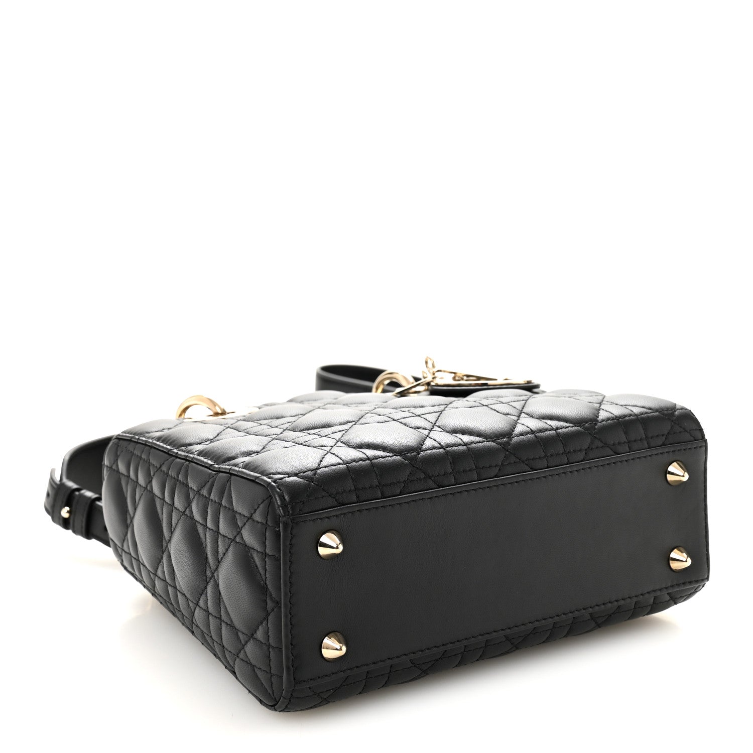 Lambskin Cannage Small My ABCDior Lady Dior Black