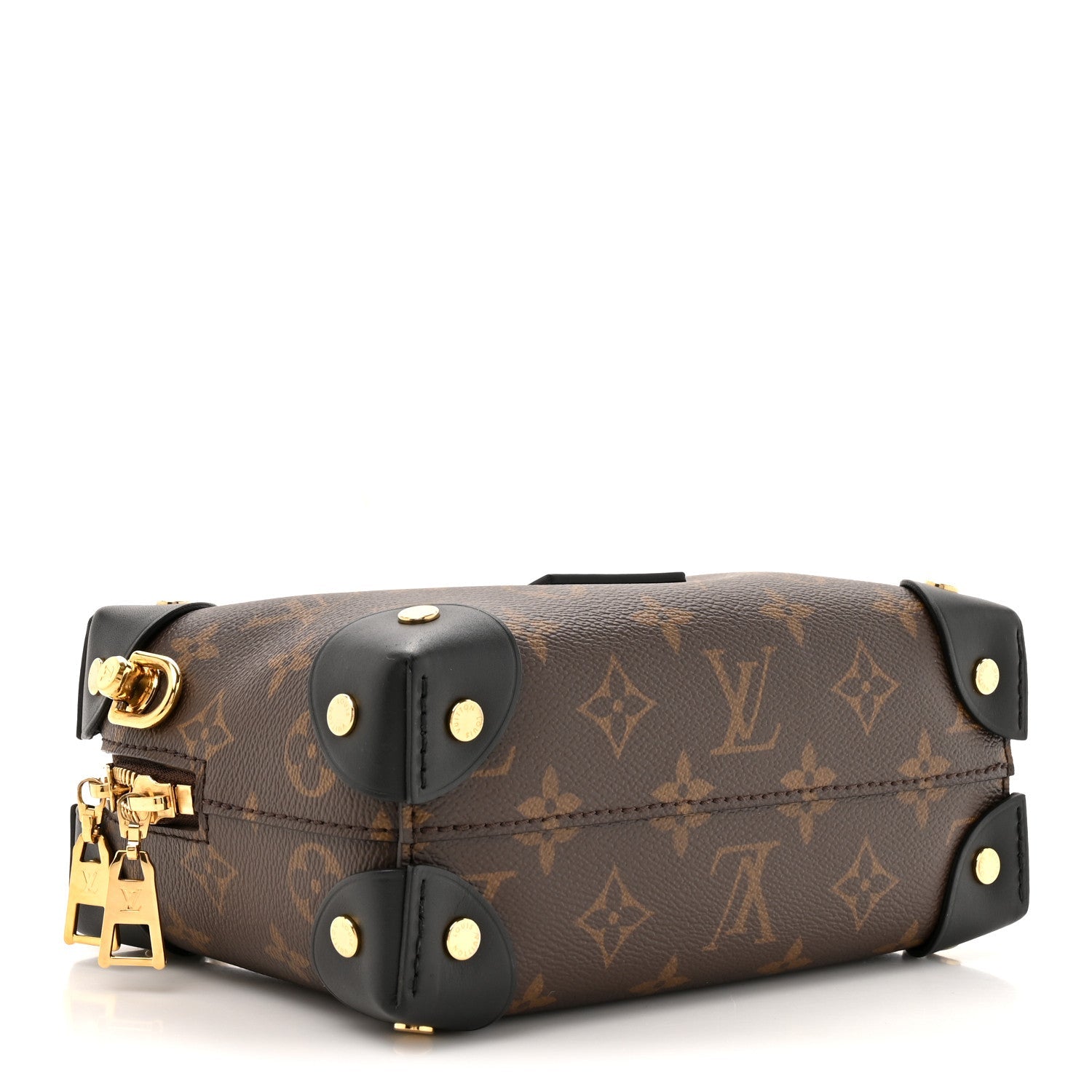 Monogram Petite Malle Souple Black