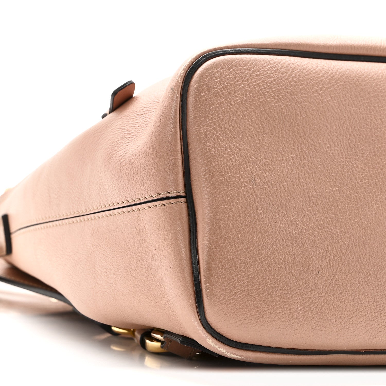 Suede Calfskin Medium Faye Backpack Nougat