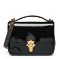 Patent Calfskin Monogram Cherrywood BB Black