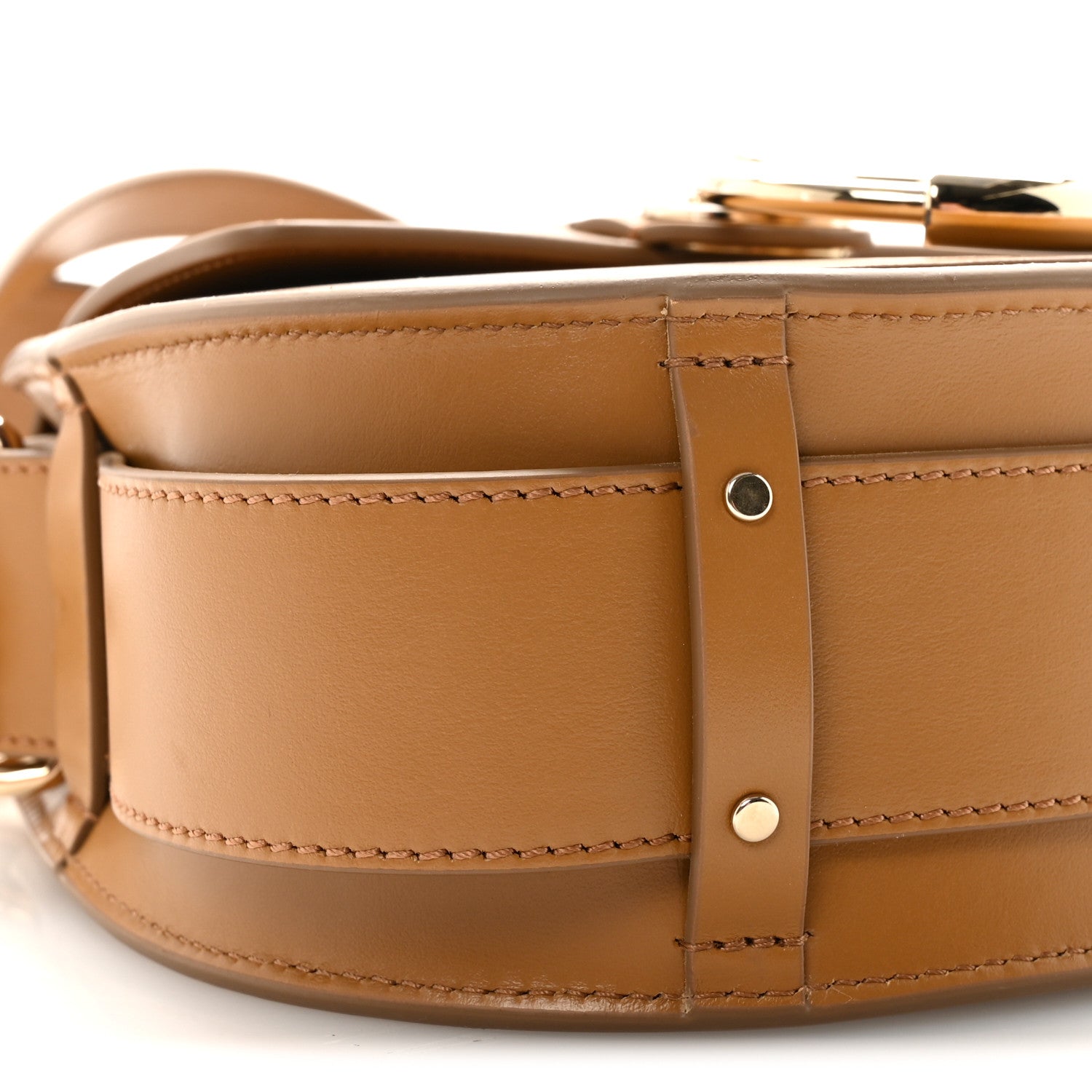 Calfskin Small Tess Bag Pottery Brown
