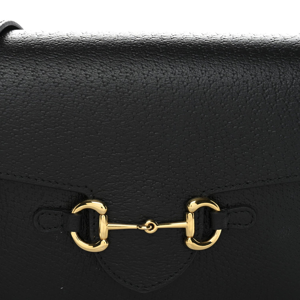 Calfskin Horsebit 1955 Shoulder Bag Black