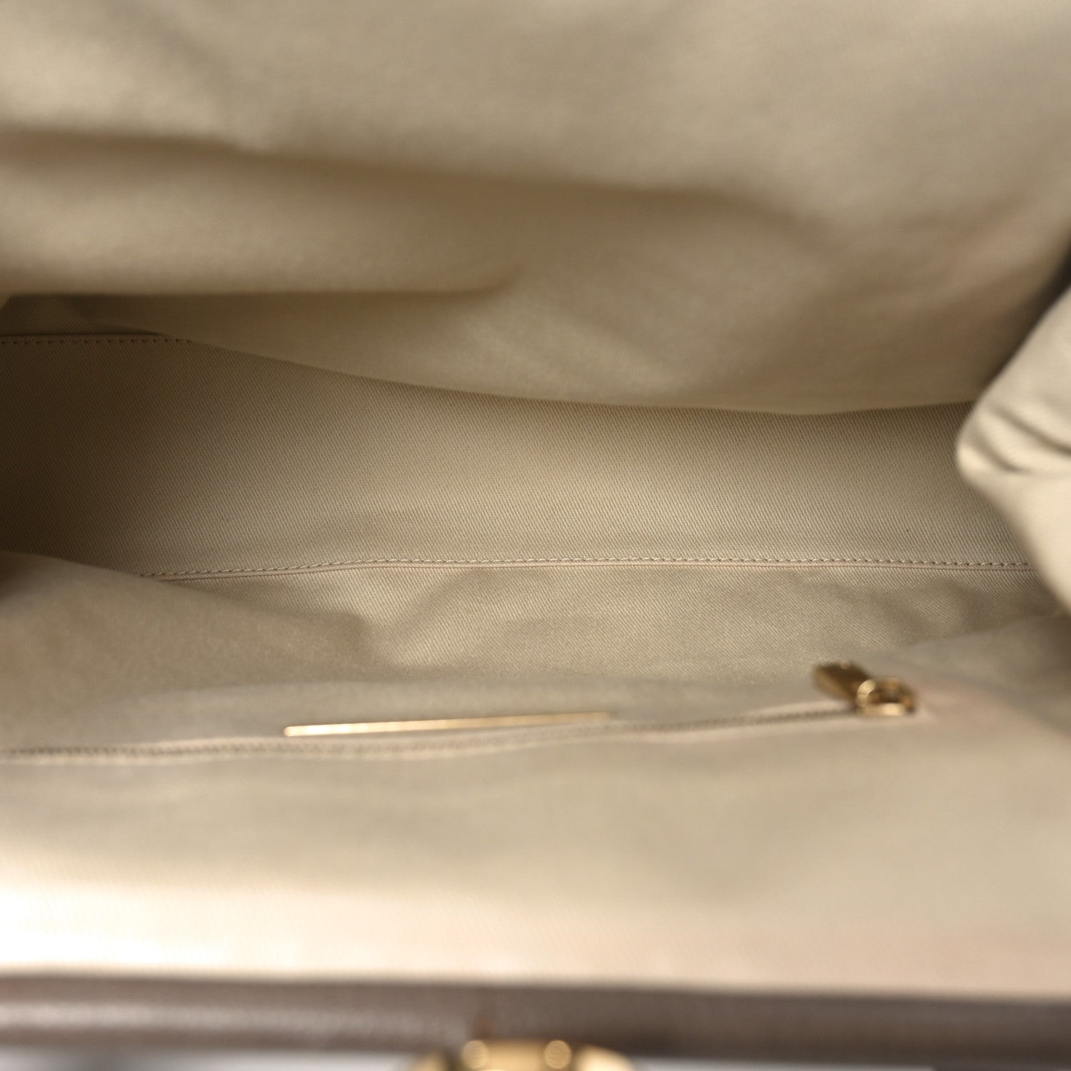 Calfskin Quilted Stam Brown