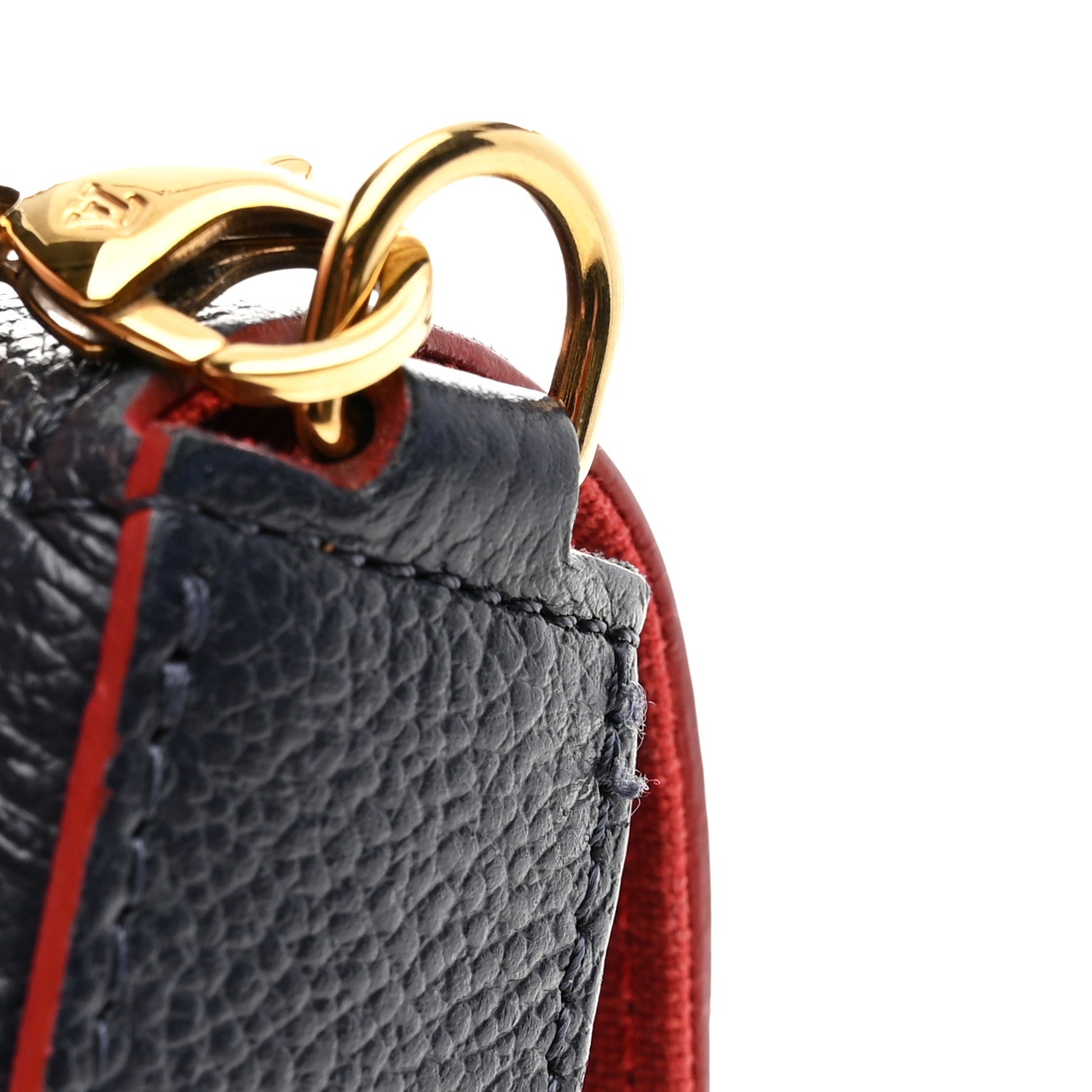 Empreinte Pochette Felicie Chain Wallet Marine Rouge