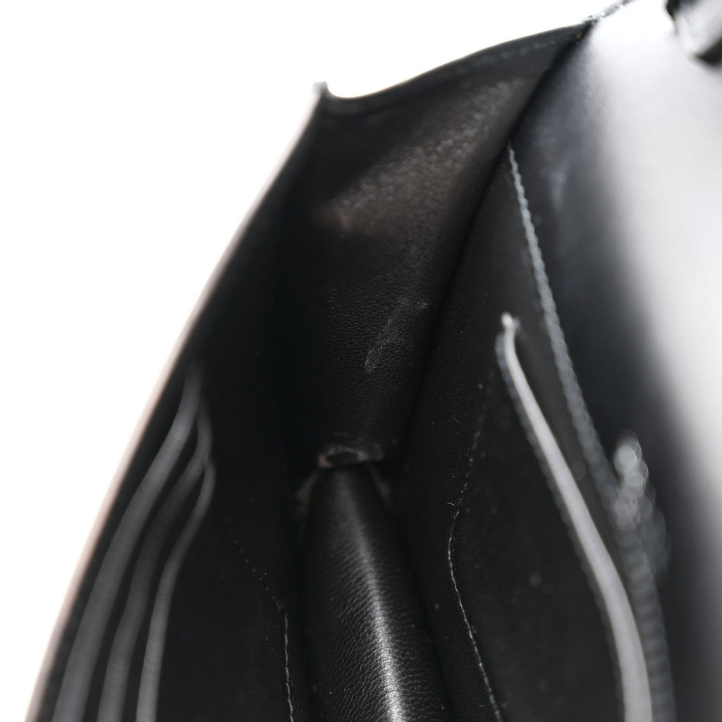 Nylon Metallic Calfskin Mini Crossbody Bag Black