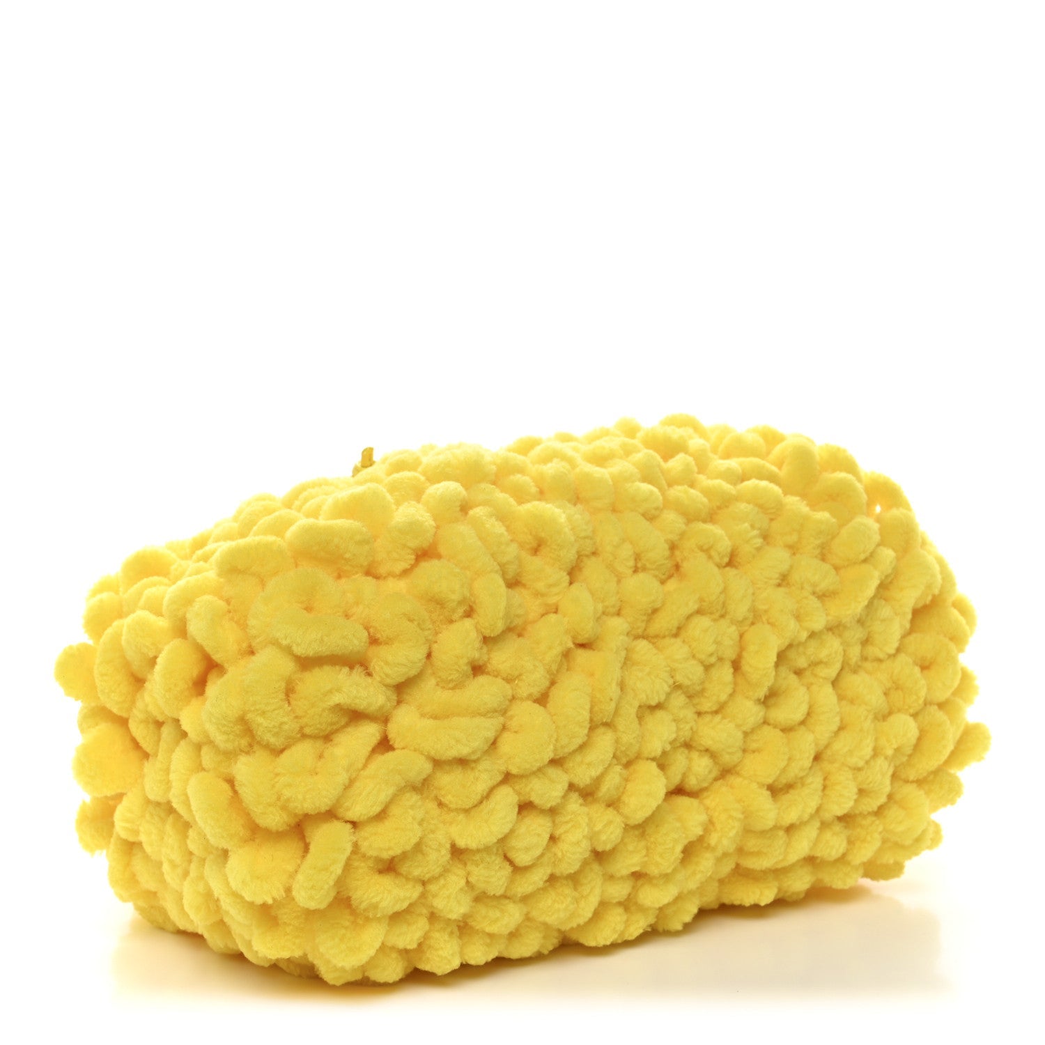 Chenille The Mini Pouch Lemon