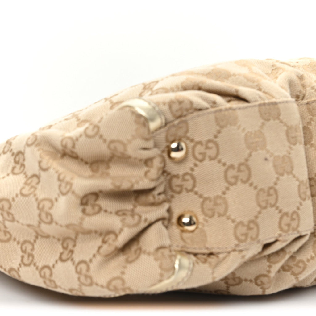 Monogram D Gold Tote Metallic Gold