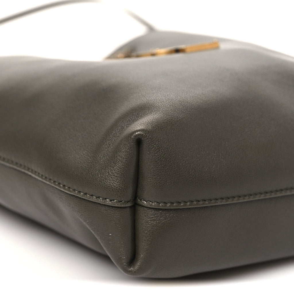 Lambskin Pochon Shoulder Bag Light Musk