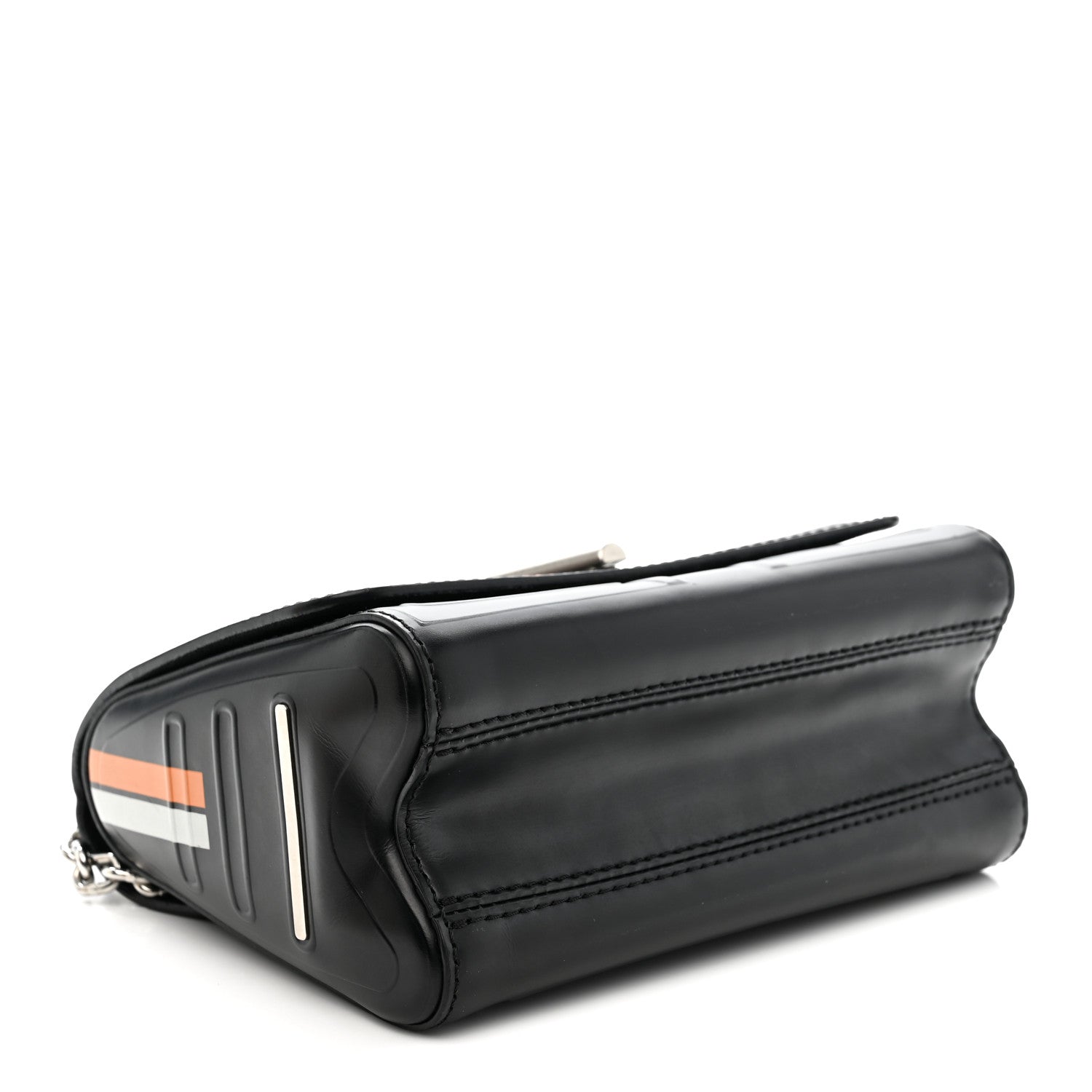 Epi Monogram Spaceship Embossed Twist Shoulder Bag PM Black