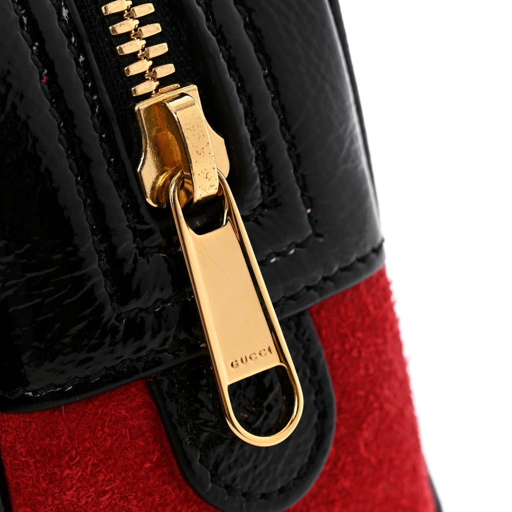 Suede Small Ophidia Belt Bag 95 38 Hibiscus Red
