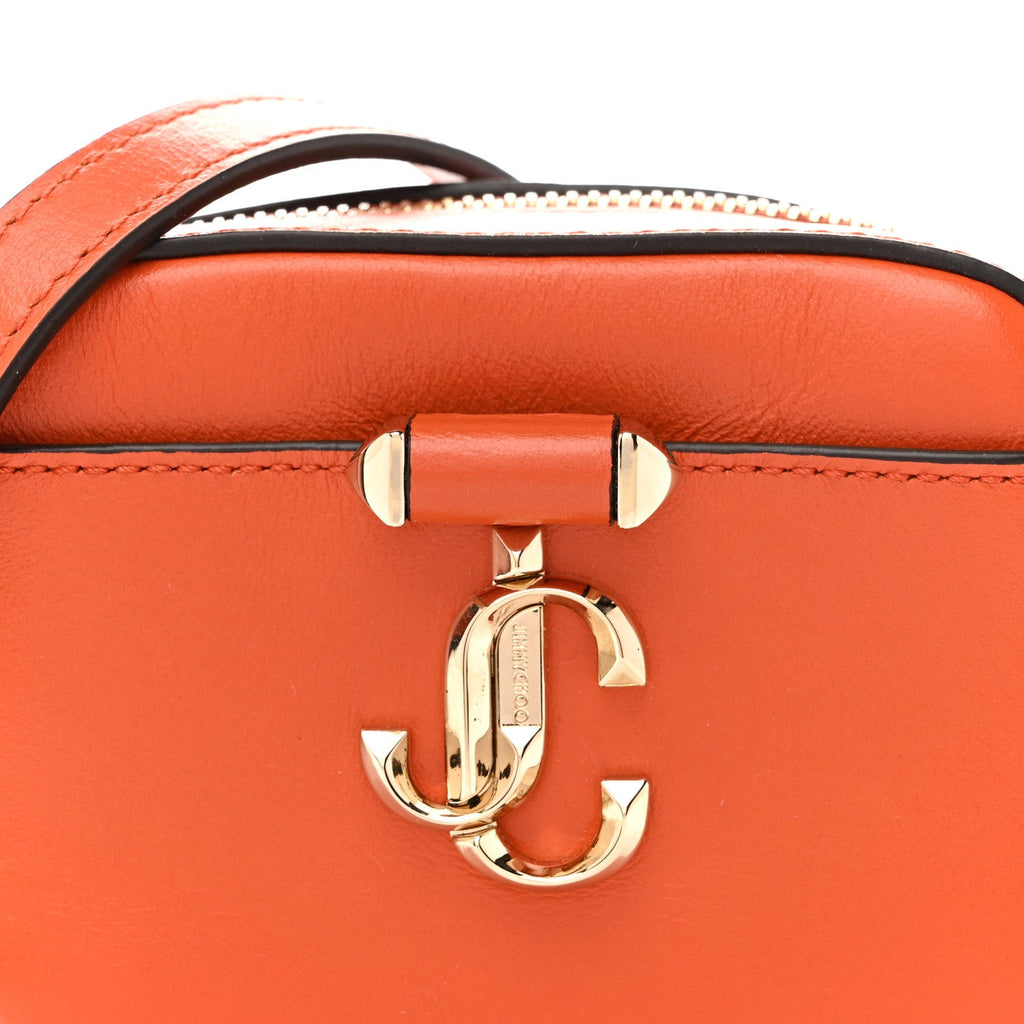 Calfskin Micro Hale Crossbody Amber Orange