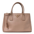 Saffiano Small Galleria Double Zip Tote Cammeo