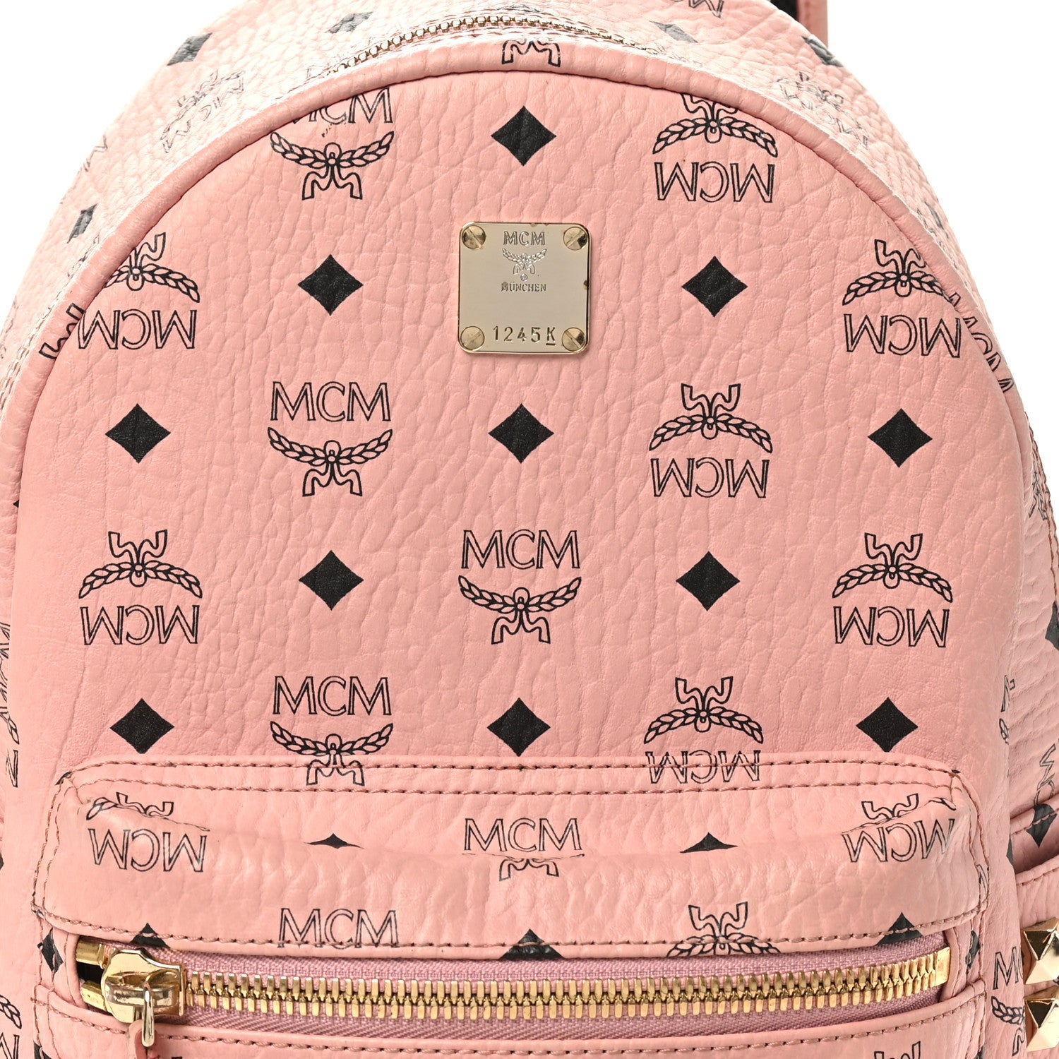 Visetos Small Side Stud Stark Backpack Soft Pink