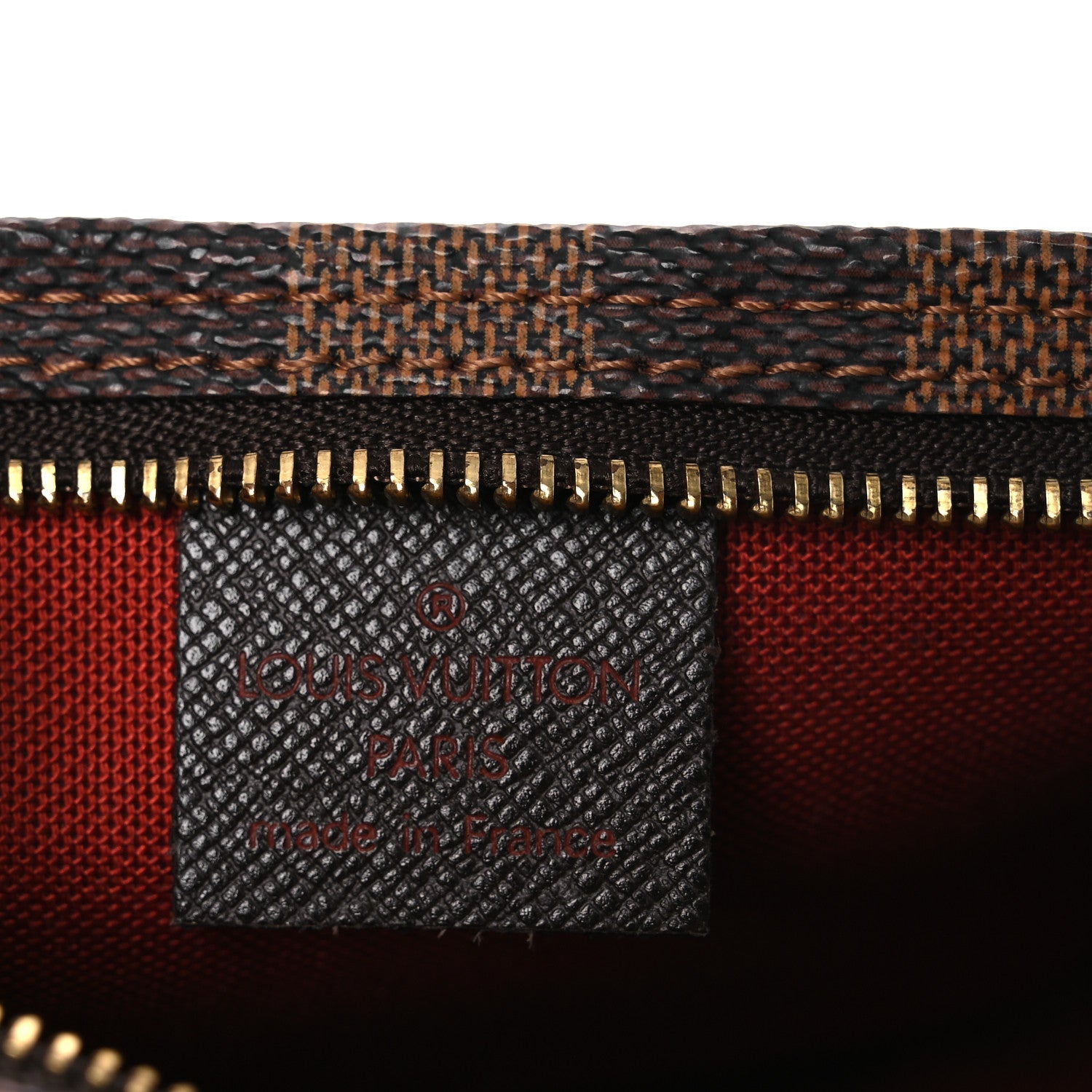 Damier Ebene Trousse Make Up Bag Pochette