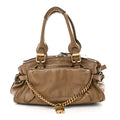 Calfskin Medium Paddington Capsule Satchel Elephant