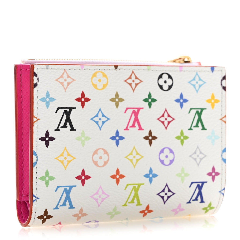 LV X TM Monogram Multicolor Lisa Wallet White
