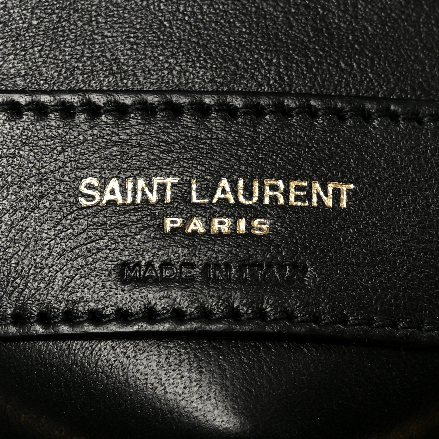 Calfskin Y Quilted Monogram Small Loulou Chain Satchel Black
