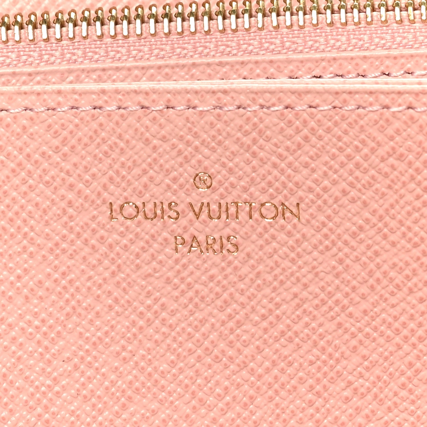 Damier Azur Zippy Wallet Rose Ballerine