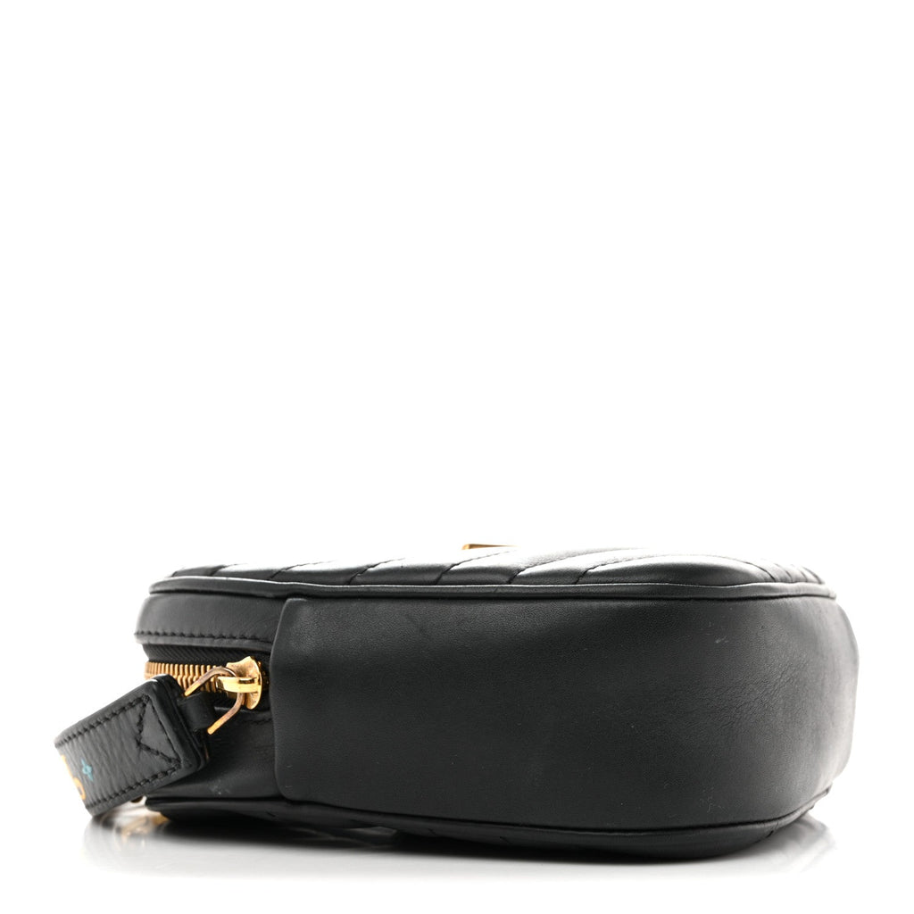 Calfskin New Wave Heart Bag Black