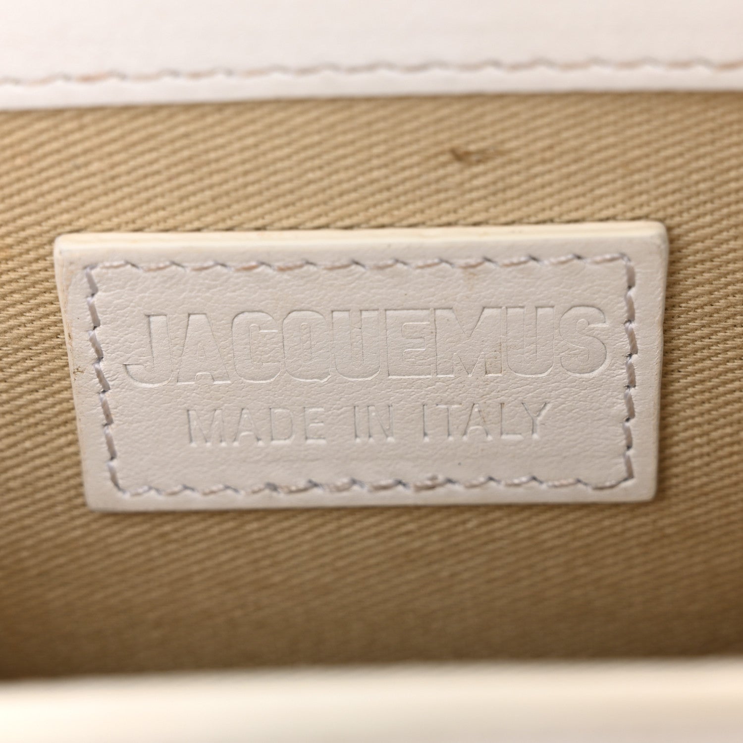 Smooth Calfskin Le Chiquito White