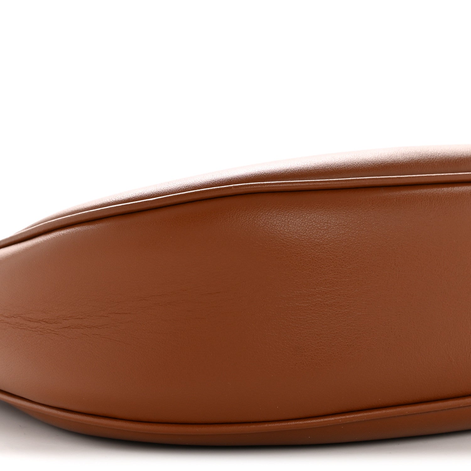 Smooth Calfskin Medium Strap Ava Triomphe Shoulder Bag Tan