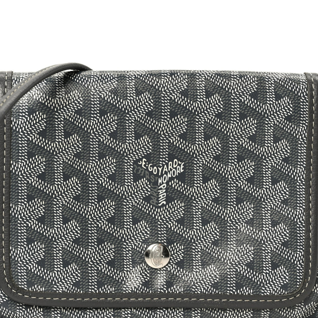 Goyardine Plumet Wallet Clutch Grey