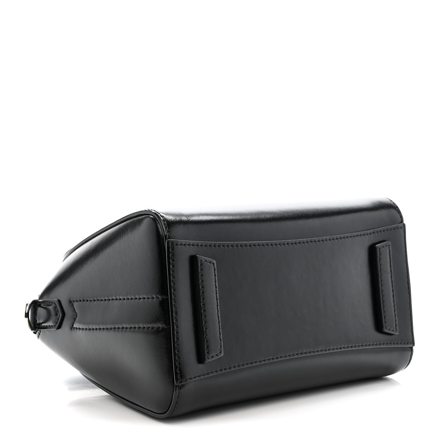 Shiny Lord Calfskin Mini Antigona Black