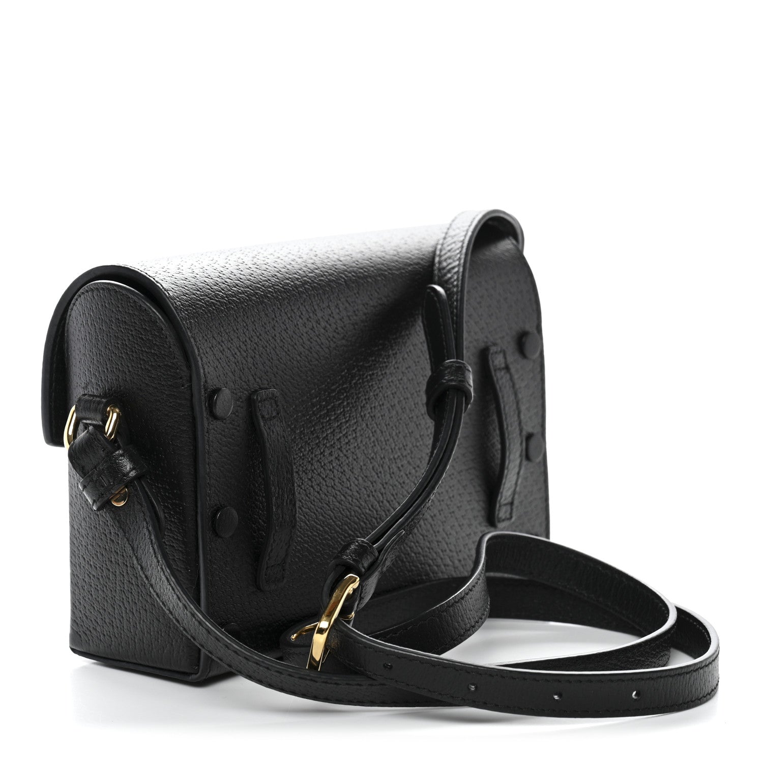 Calfskin Horsebit 1955 Shoulder Bag Black
