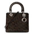 Patent Ultimate Medium Lady Dior Brown
